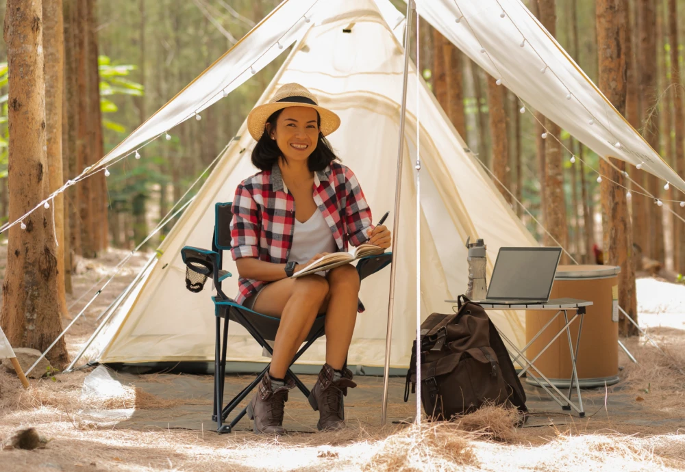 teepee tent with stove hole